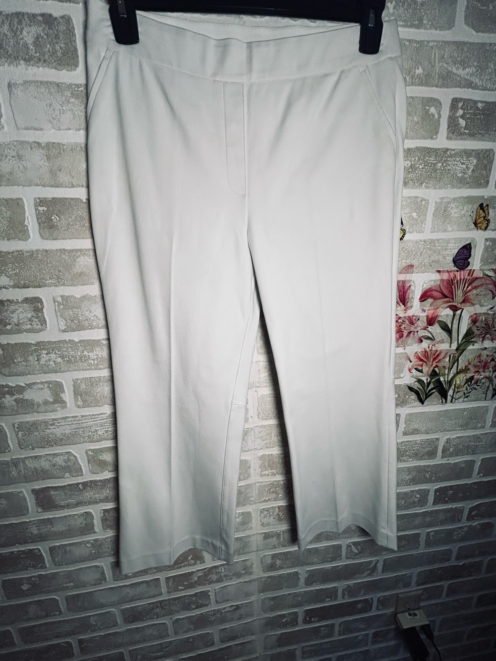 White womans Stretch Casual Pants
